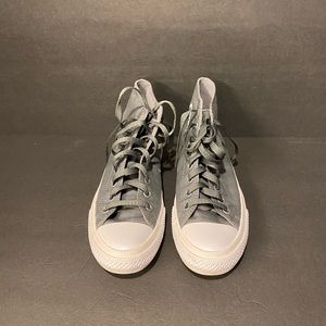 Converse Chuck II Gray.  Gently used.  Women’s 10.  True to size.